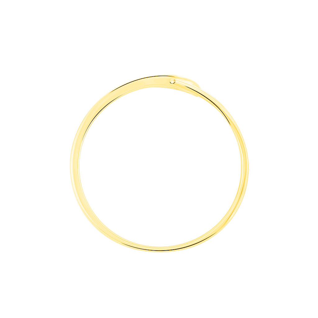 Bague Or Jaune Cateline Diamants - Spannringe Damen | OROVIVO