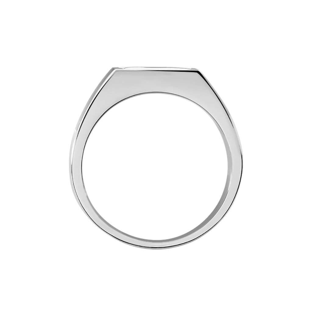 Chevaliere Bruce Acier Et Carbone Noir - Spannringe Herren | OROVIVO