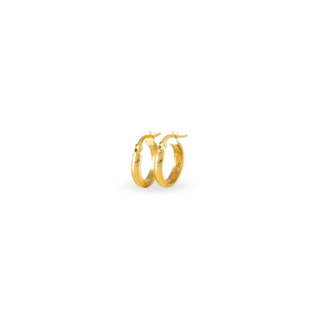 SHALANA Damen Creolen Gold 375 (9 Karat) B 3 mm