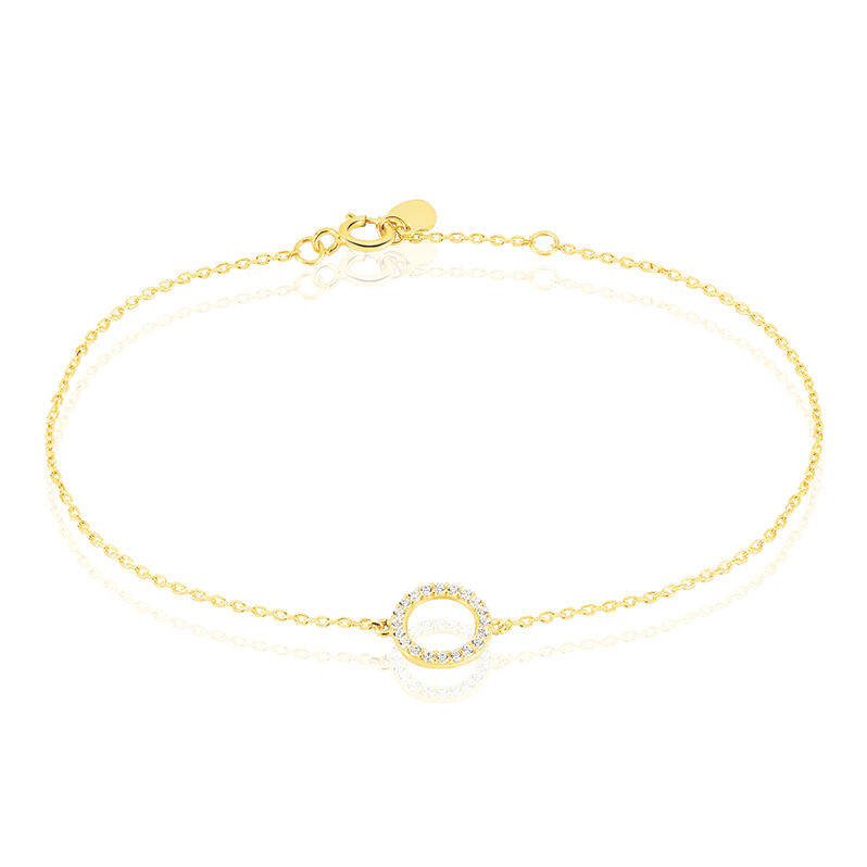 Bracciale Claire Oro Giallo Cubic Zirconia - Spannringe Damen | OROVIVO