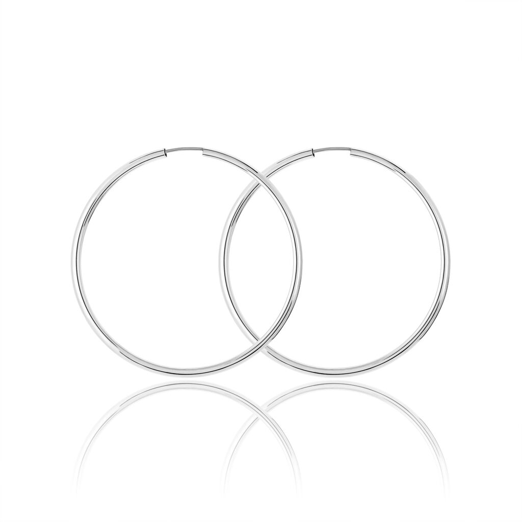 MALIN Damen Creolen Silber 925 B 3 mm