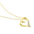 Herz Hanne Damen Collier Gold 375 (9 Karat) Diamant Wei&szlig; 0,04 ct Herz
