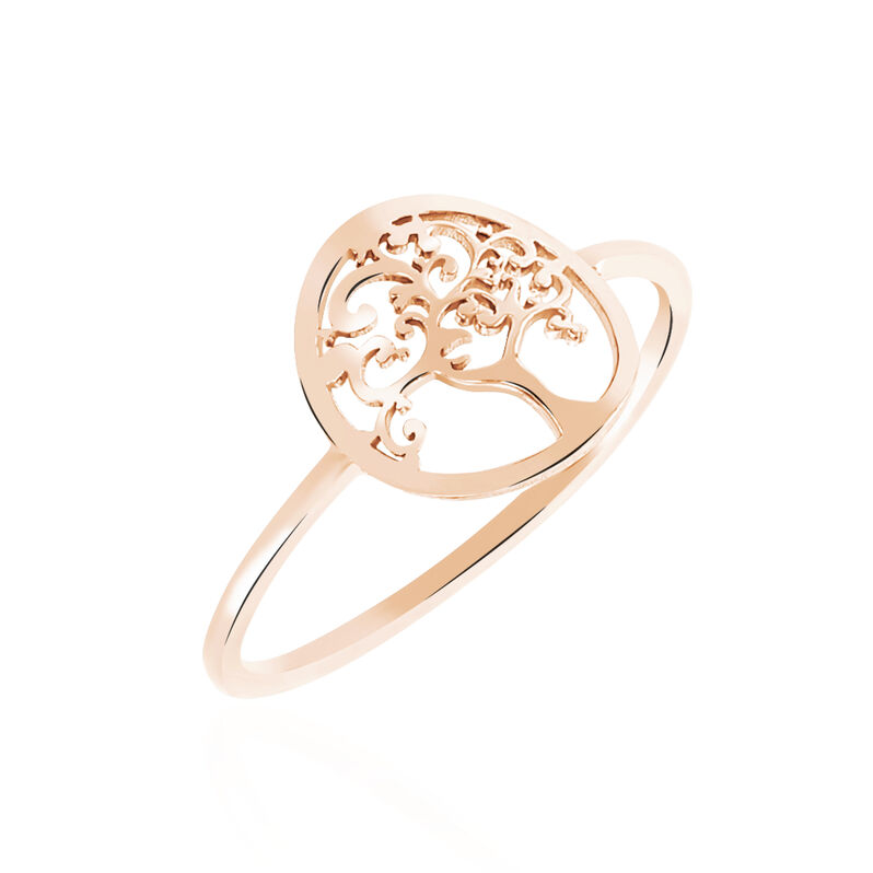 Bague Argent Rose Arbre De Vie - Spannringe Damen | OROVIVO