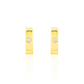 Damen Creolen Gold 333 Zirkonia  - Creolen Damen | OROVIVO