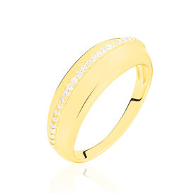 Damenring Gold 375 Zirkonia Yamila - Eheringe Damen | OROVIVO