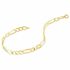 FIGARO 1/3 Herren Armkette Gold 375 (9 Karat) B 4,5 mm