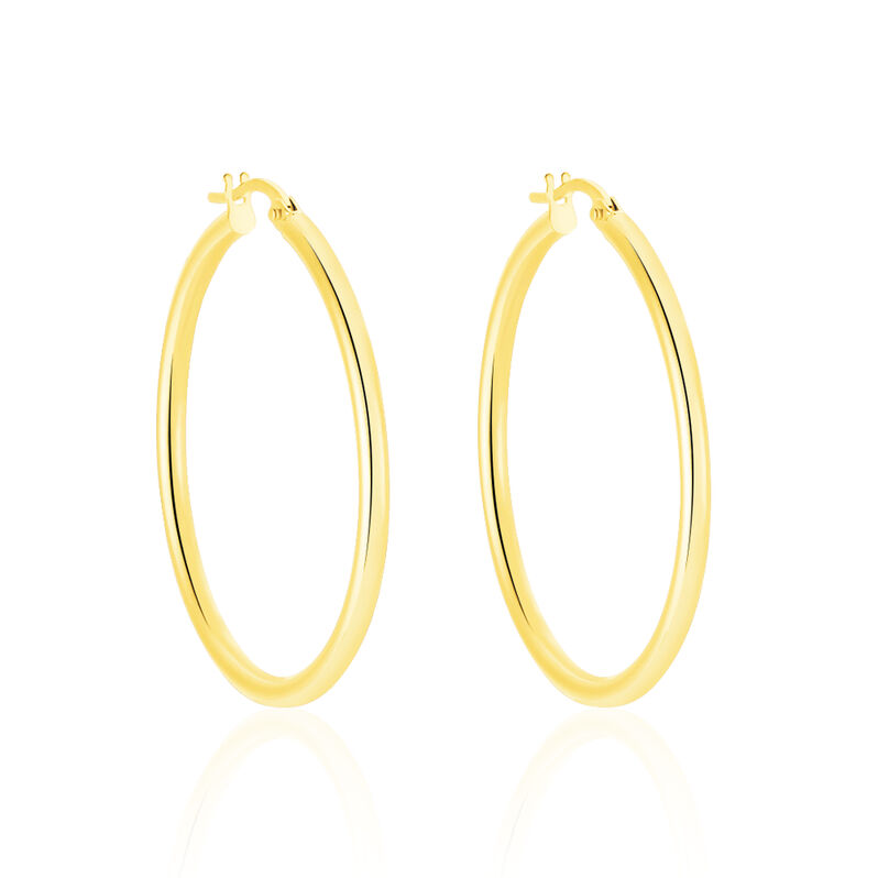 KRIM Damen Creolen Gold 585 (14 Karat) B 2 mm - Creolen Damen | OROVIVO