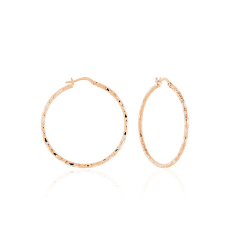 Damen Creolen Silber 925 Rosé Vergoldet - Creolen Damen | OROVIVO