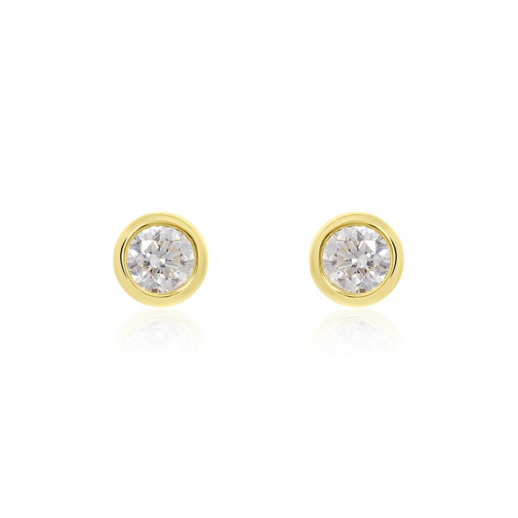 Damen Ohrstecker Gold 375 Diamant 0,3ct Ofelia  - Ohrstecker Damen | OROVIVO