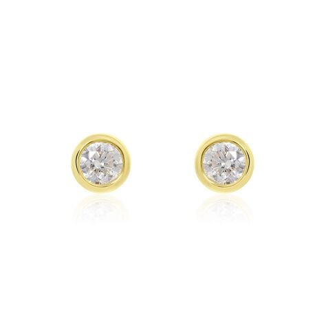Damen Ohrstecker Gold 375 Diamant 0,3ct Ofelia  - Ohrstecker Damen | OROVIVO