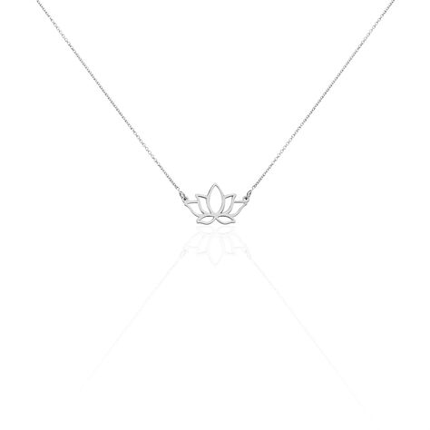 Damen Halskette Silber 925 Lotus Blüte Gloria - Halsketten Damen | OROVIVO