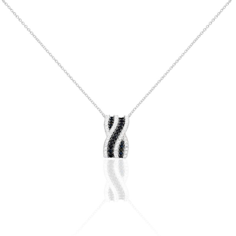 Collier Krista Argent Blanc Oxyde De Zirconium - Spannringe Damen | OROVIVO