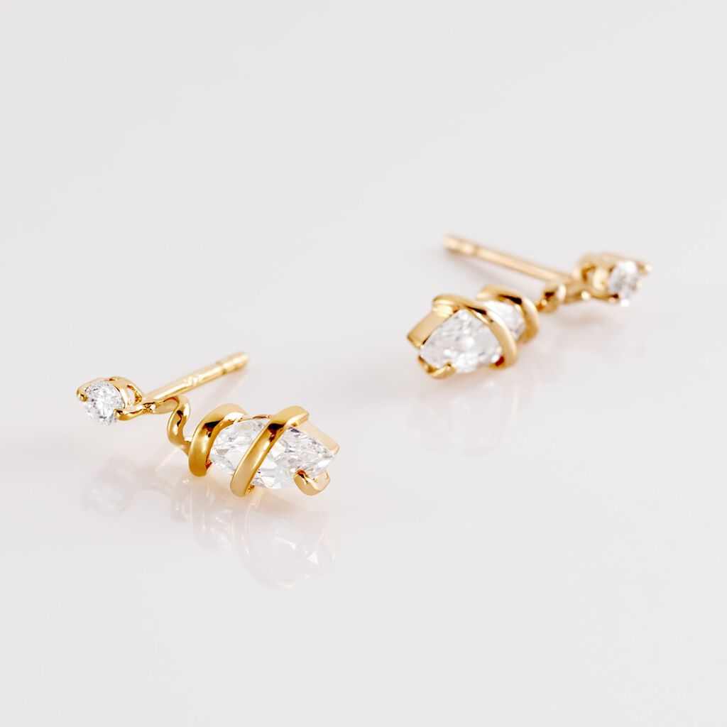Boucles D'oreilles Plaqué Or - Spannringe Damen | OROVIVO