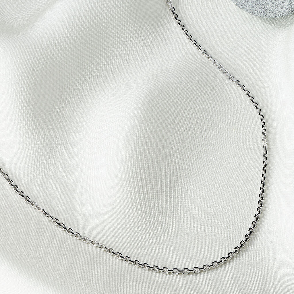 Damen Ankerkette Silber 925 Diamantiert  - Halsketten Damen | OROVIVO