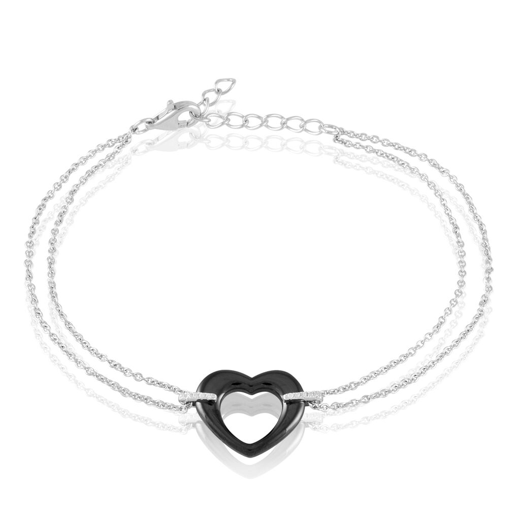 Bracelet Argent Et Céramique - Spannringe Damen | OROVIVO