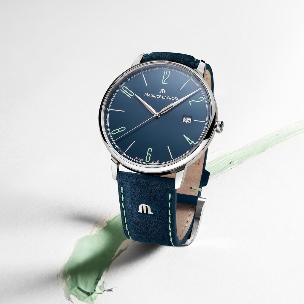 Maurice Lacroix Herrenuhr Eliros Date 25th Anniversary Quarz EL1118-SS00E-420-C - Armbanduhren Unisex | OROVIVO