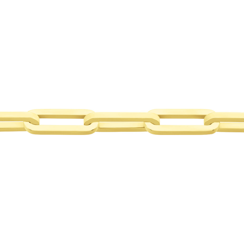 LILIANA Damen Armkette Edelstahl vergoldet B 7 mm