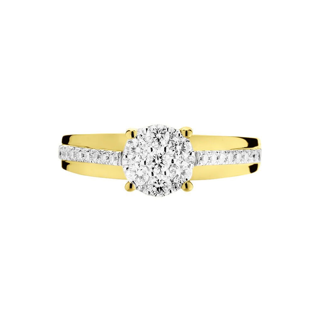 Bague Kate Or Jaune Diamant - Spannringe Damen | OROVIVO