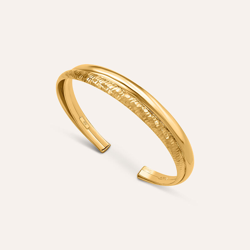 Bangle Silver Collection Argento Dorato - Spannringe Damen | OROVIVO