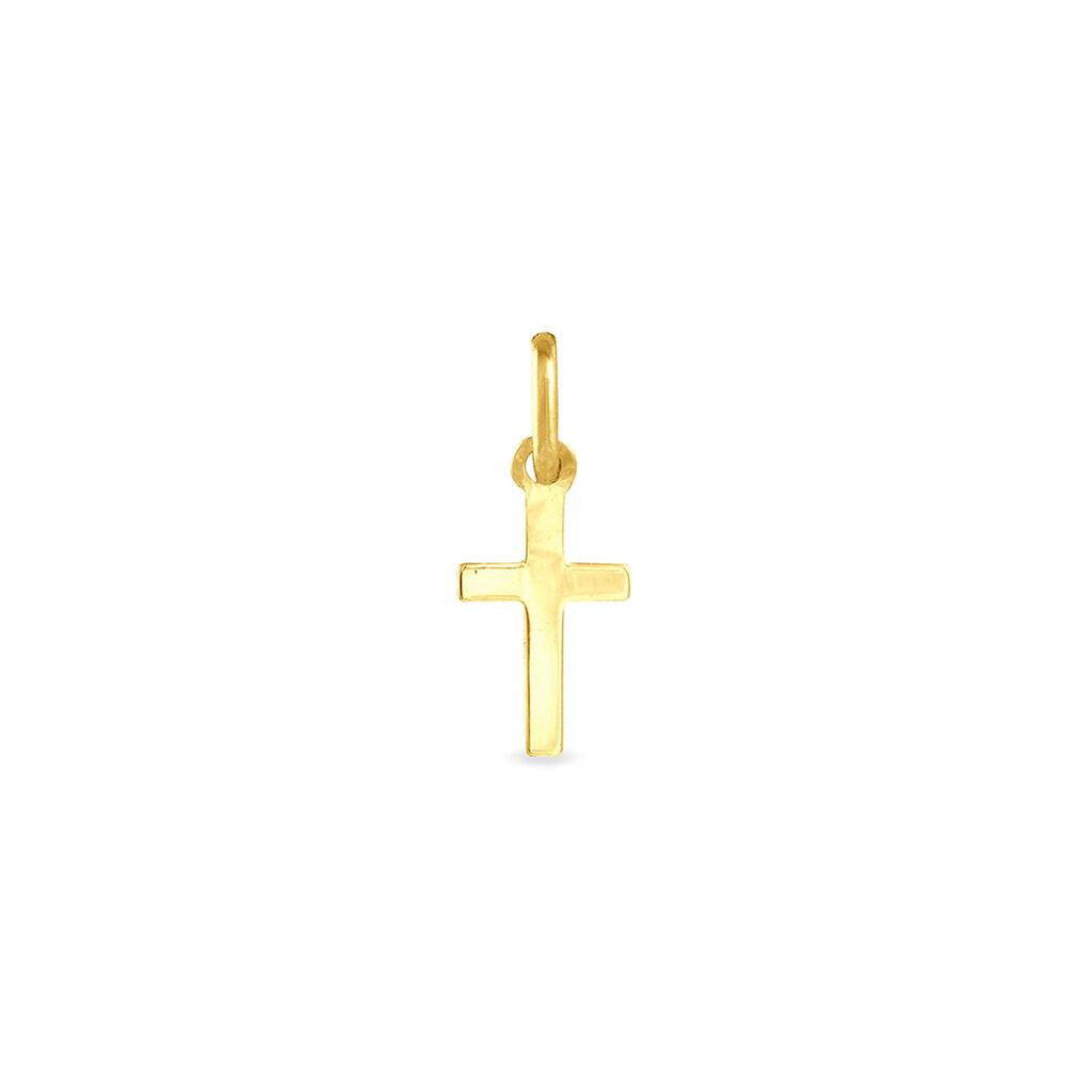 Kreuz Anhänger Gold 375 Nahum - Schmuckanhänger Unisex | OROVIVO