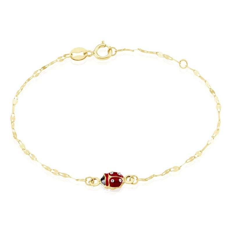 Bracelet Deena Or Jaune Oxyde De Zirconium - Spannringe Kinder | OROVIVO