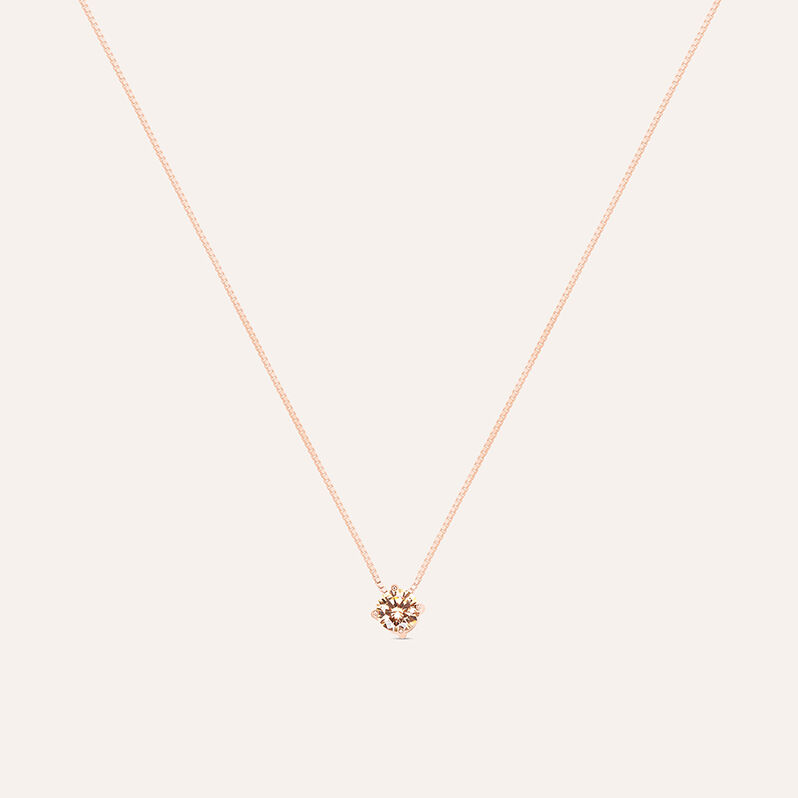 Collana Punto Luce Silver Rainbow Argento Rosa Cubic Zirconia - Spannringe Damen | OROVIVO