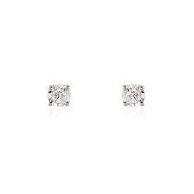 Damen Ohrstecker Weißgold 375 Diamant 0,05ct - Ohrstecker Damen | OROVIVO