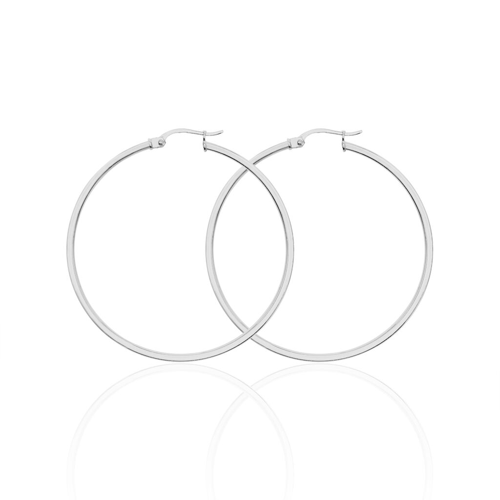 Damen Creolen Silber 925, Creolen ohne Stein