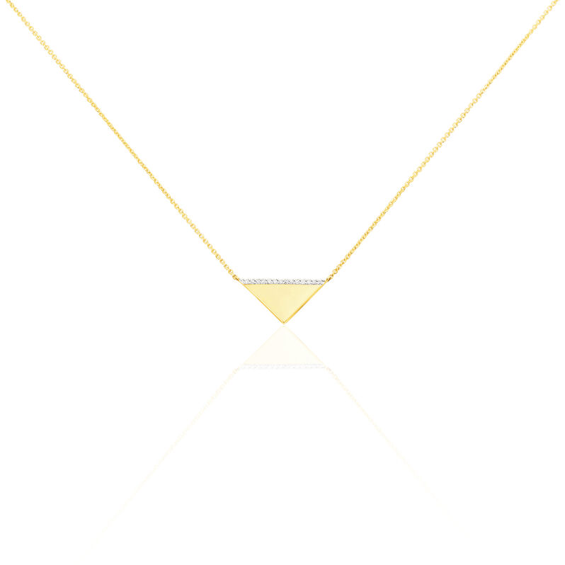 Collier Gilberta Or Jaune Diamant - Spannringe Damen | OROVIVO