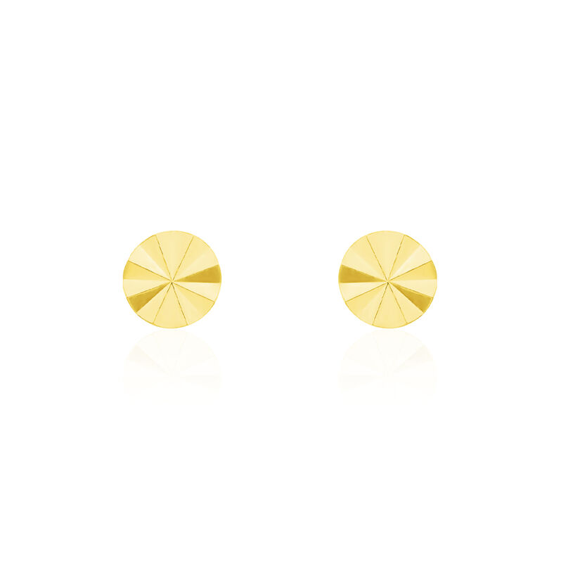 Boucles D'oreilles Puces Or Jaune - Spannringe Damen | OROVIVO