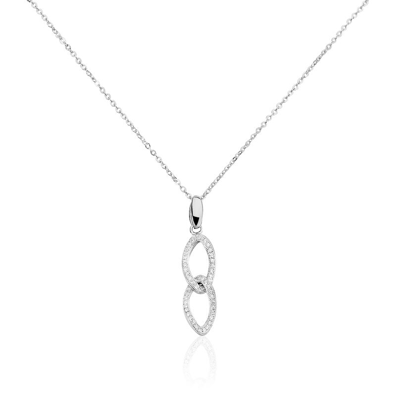 Collier Melisandre Argent Blanc Oxyde De Zirconium - Spannringe Damen | OROVIVO