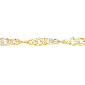Damen Singapurkette Gold 375 42cm - Ketten ohne Anhänger Damen | OROVIVO