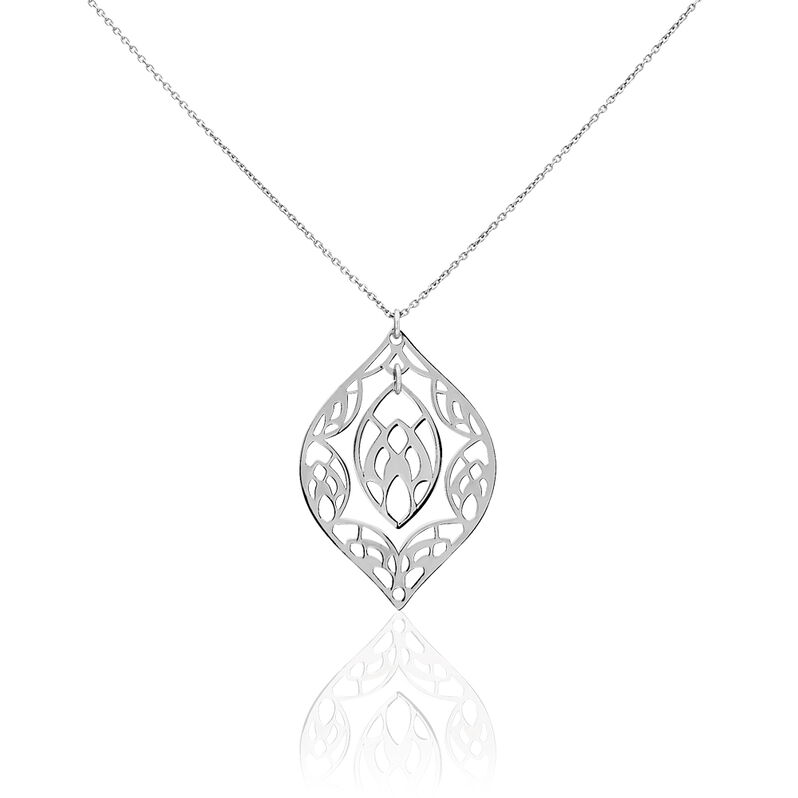 Collier Chezaf Argent Blanc - Spannringe Damen | OROVIVO
