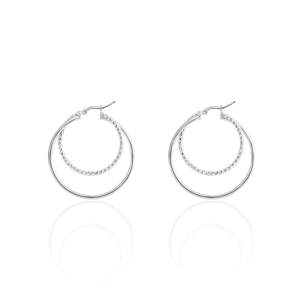 MARJORIE Damen Creolen Silber 925