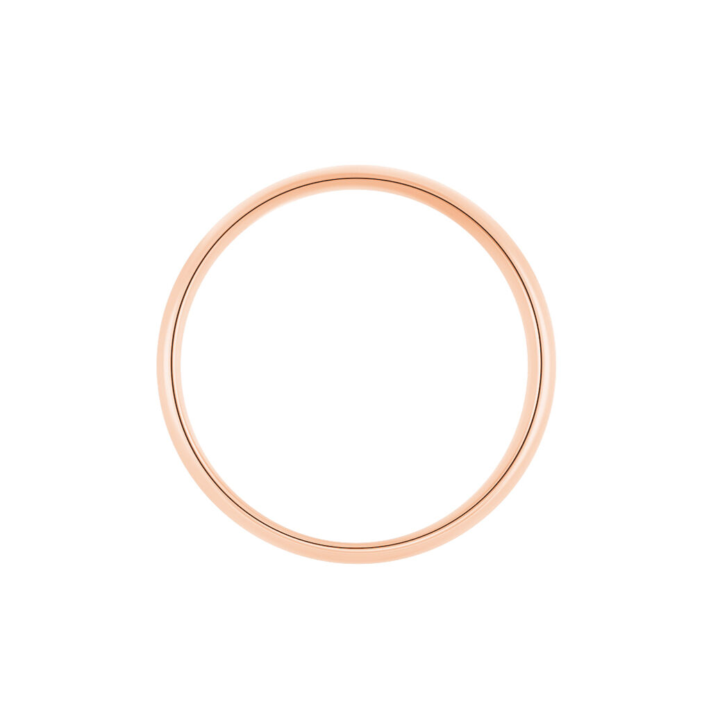 Alliance Sonia Demi Jonc Confort Or Rose - Spannringe Familie | OROVIVO