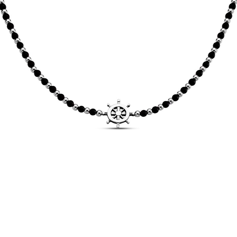 Bracciale Man Code Acciaio Onice - Spannringe Herren | OROVIVO