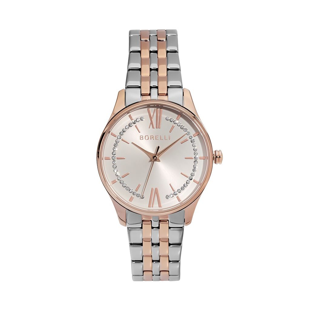 Borelli Damenuhr Bergen BR.3114L/04M Quarz, Uhr ohne Stein
