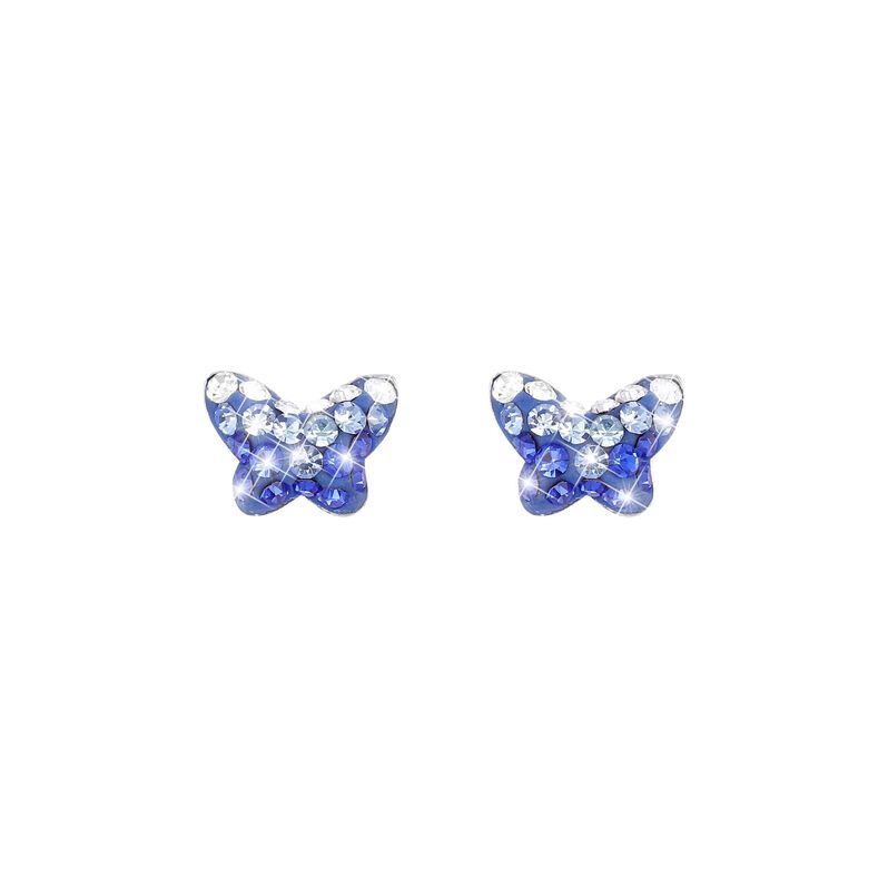 Orecchini Lobo Silver Baby Argento Rodiato Cristallo - Spannringe Kinder | OROVIVO