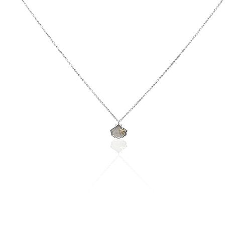 Damen Halskette Silber 925 Zirkonia Muschel - Halsketten Damen | OROVIVO