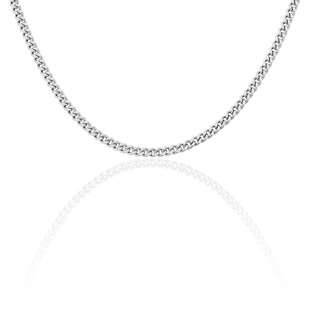 BISSER Herren Kette Edelstahl B 4 mm - Halsketten Herren | OROVIVO