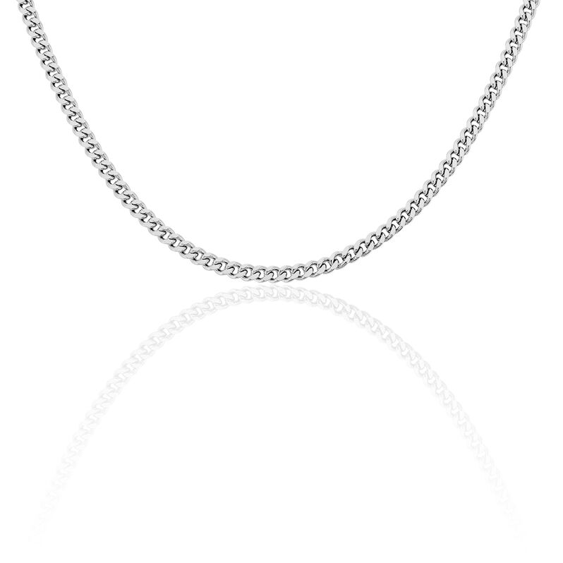 BISSER Herren Kette Edelstahl B 4 mm - Halsketten Herren | OROVIVO