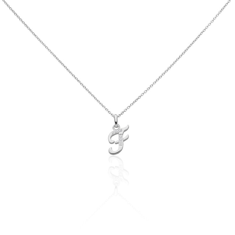 Collier Argent Rhodié Fifi Oxydes De Zirconium - Spannringe Damen | OROVIVO