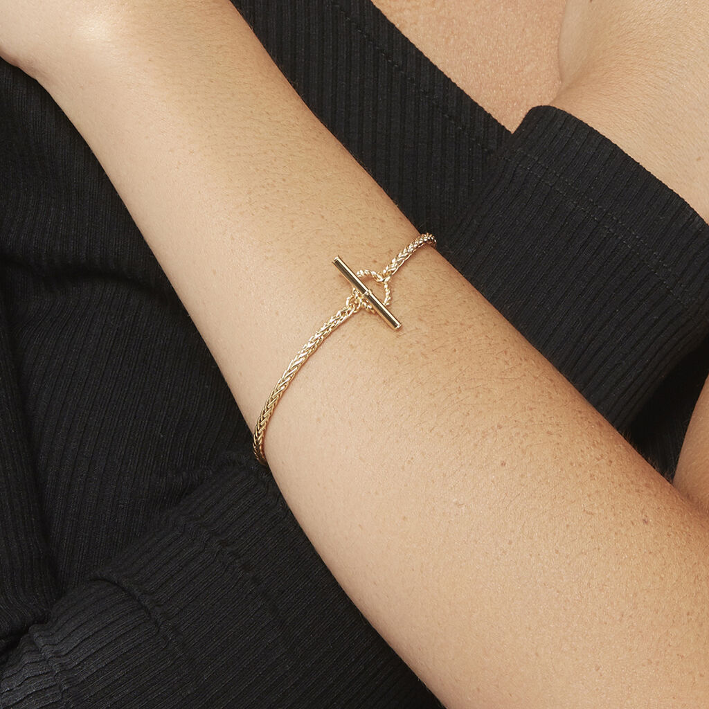 Damen Armband Haferkornkette Gold 375 Amelia - Armketten Damen | OROVIVO