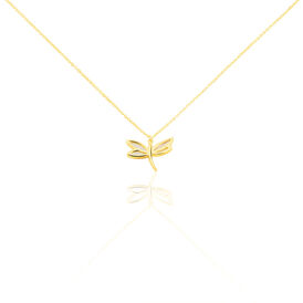 Damen Halskette Gold 375 Perlmutt Libelle - Ketten mit Anhänger Damen | OROVIVO