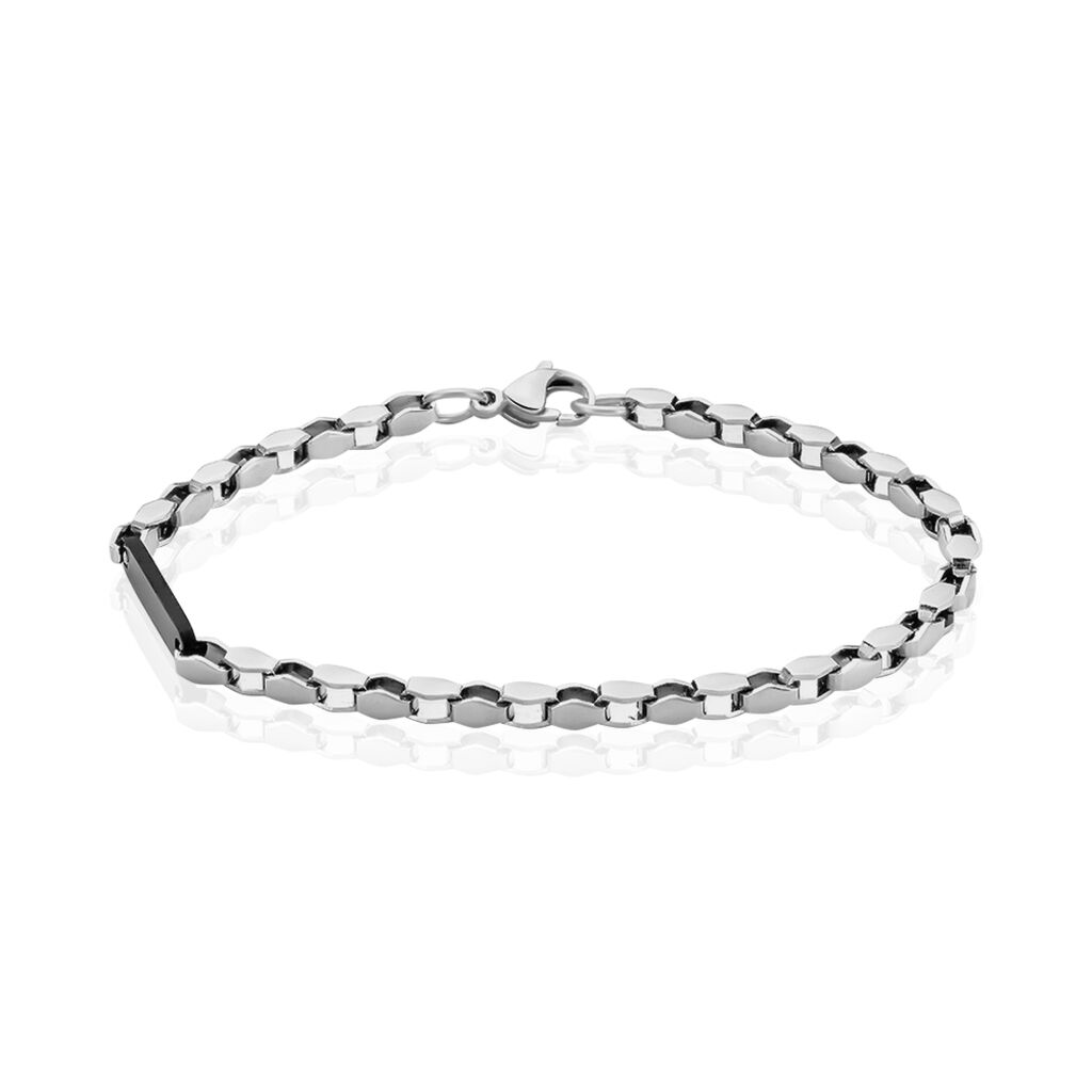 ELLIOT Herren Armband Edelstahl Bicolor Barren