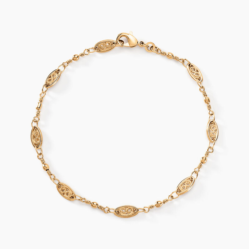 Bracelet Saraï Plaqué Or Doré - Spannringe Damen | OROVIVO