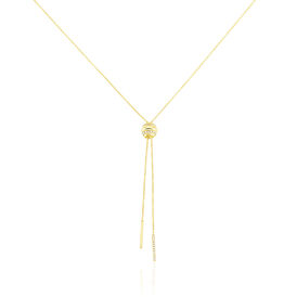 Damen Halskette Gold 375 Diamanten 0,19ct - Ketten mit Stein Damen | OROVIVO