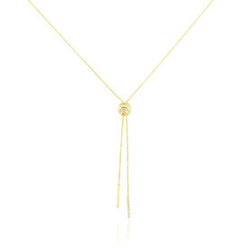 Damen Halskette Gold 375 Diamanten 0,19ct - Ketten mit Stein Damen | OROVIVO