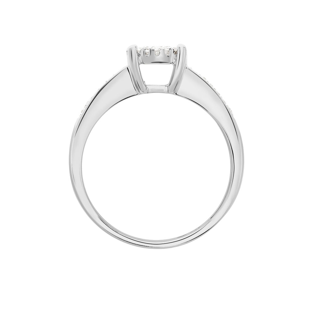 Bague Serena Or Blanc Diamant - Spannringe Damen | OROVIVO