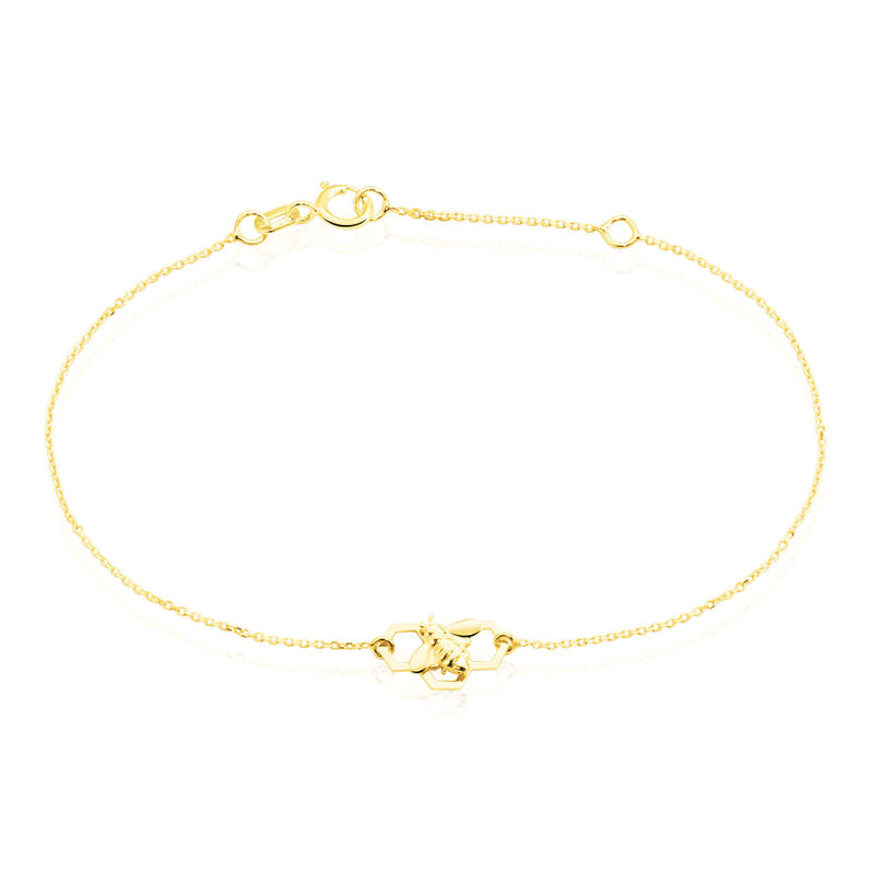 Bracelet Or Jaune Erosine Abeille - Spannringe Damen | OROVIVO